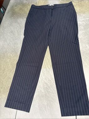 H&M Navy Pinstripe Trousers